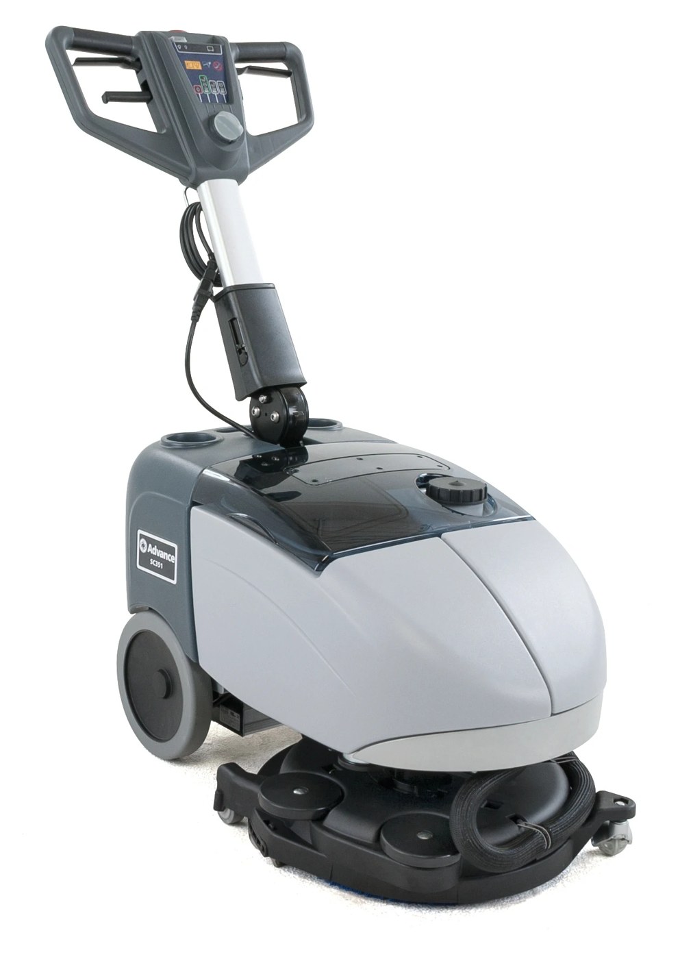 Commercial floor scrubber used by WannyPro Commercial Cleaning
